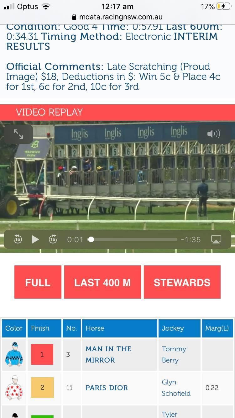 Watch FREE race replays of all Australian horse racing!